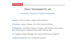 Desktop Screenshot of firenix.in