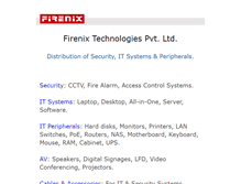 Tablet Screenshot of firenix.in